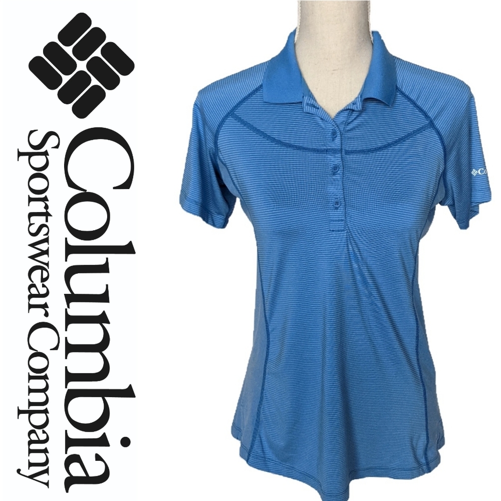 Columbia Omni-Wick Activewear Collared Polo Top.